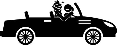 Mükemmel erkek arkadaş kavramının minimalist vektör çizimi