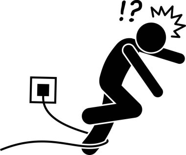 İş Güvenliği ve Sağlık Çalışanı Kazası Tehlike Pictogramı