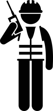 lojistik konsept simgesi, vektör illüstrasyonu