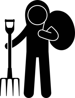 İyi karakter kavramının minimalist vektör çizimi 