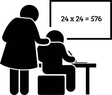 Öğrenci öğrenme kavramının minimalist vektör illüstrasyonu  