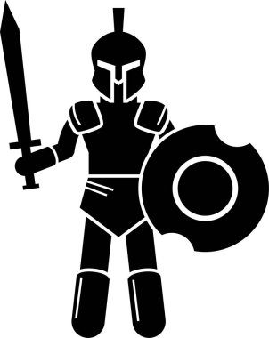 Yunan Tanrısı 'nın minimalist temsili 