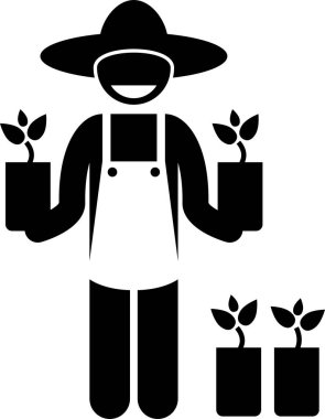 Organik Tarım Sebze Çubuğu Şekil Resim Simgeleri