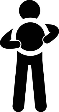 İnsanların minimalist vektör illüstrasyonu   