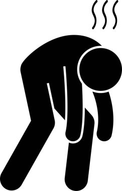 Çölyak hastalığının minimalist vektör çizimi