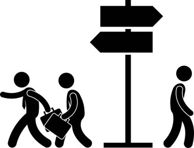 kariyer kavramı simgesi, vektör illüstrasyonu