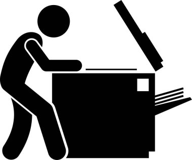 Başarılı İşadamı Çubuk Şekil Resim Simgelerini Durdurdu