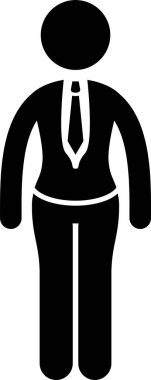 Kadın moda ikonunun vektör illüstrasyonu