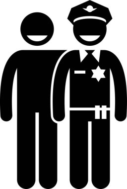 minimalist vektör illüstrasyonu, pozitif kişilik kavramı