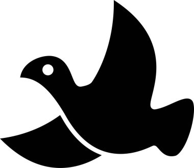 Kuş. Web simgesi basit illüstrasyon