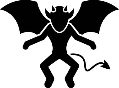 Antik ortaçağ fantazisi kötü karakterler, yaratıklar ve canavar simgesi seti.