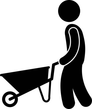 Bahçıvanlık kavramının minimalist vektör illüstrasyonu 