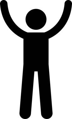 Çeşitli Temel İnsan Dili Vücut Dili Pozisyonları Yapıştırıcı Yapıştırıcı Resim Simgeleri Ayarlandı