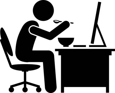 Ofiste bilgisayar ve dizüstü bilgisayarla çalışan bir çalışan. Bu görevler arasında programcı, yazılım mühendisi, destek, çağrı merkezi, müşteri hizmetleri, sekreter, yardım masası, resepsiyonist, çizer ve CEO bulunmaktadır..