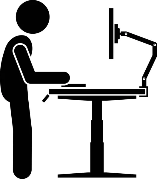 Мінімалістична Векторна Ілюстрація Електричного Столу — стоковий вектор