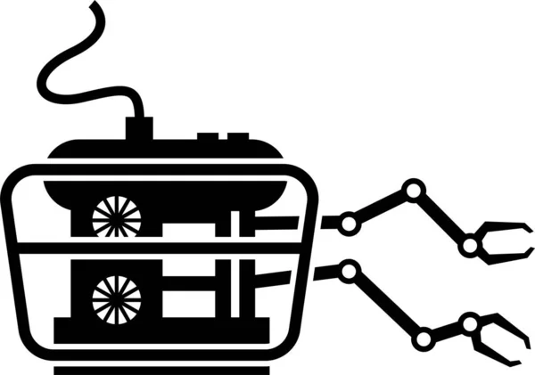 Illustrazione Vettoriale Minimalista Del Concetto Modalità Immersione — Vettoriale Stock