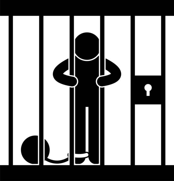 Судебный судья Тюрьма Юрист Тюрьма Юрист Жюри Символ уголовной иконы Подпись Пиктограммы