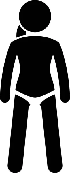 Women Underwear Lingerie Undergarments Stick Figures Depict Set