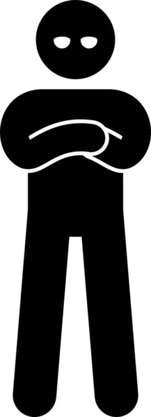 Neutrální Osobnosti Charakteristické Rysy Stick Figures Man Icons Počínaje Abecedou — Stockový vektor