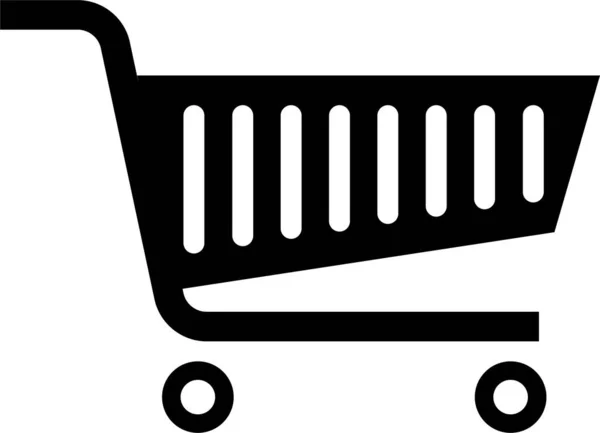 Ilustração Vetorial Minimalista Conceito Compras — Vetor de Stock