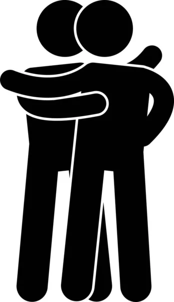 Simbolo Icona Rapporto Simbolo Pittogramma — Vettoriale Stock