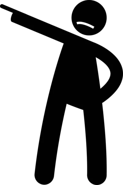 Stick Figure Pictogram Ikony Zobrazující Lidské Osobnosti Protilehlé Hodnoty Kladné — Stockový vektor