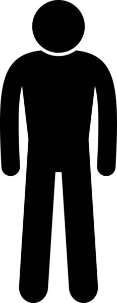 People Man Different Body Sizes Heights Icons Stick Figures Pictogram ...