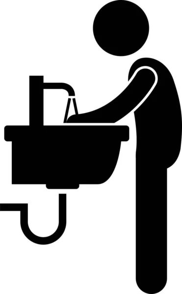 Ilustración Vectorial Minimalista Del Concepto Higiene Personal — Vector de stock
