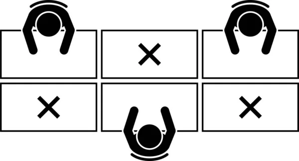 Illustrazione Vettoriale Del Concetto Sop Scolastico — Vettoriale Stock