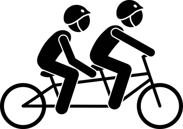 Illustrazione Vettoriale Minimalista Concetto Accessori Biciclette — Vettoriale Stock