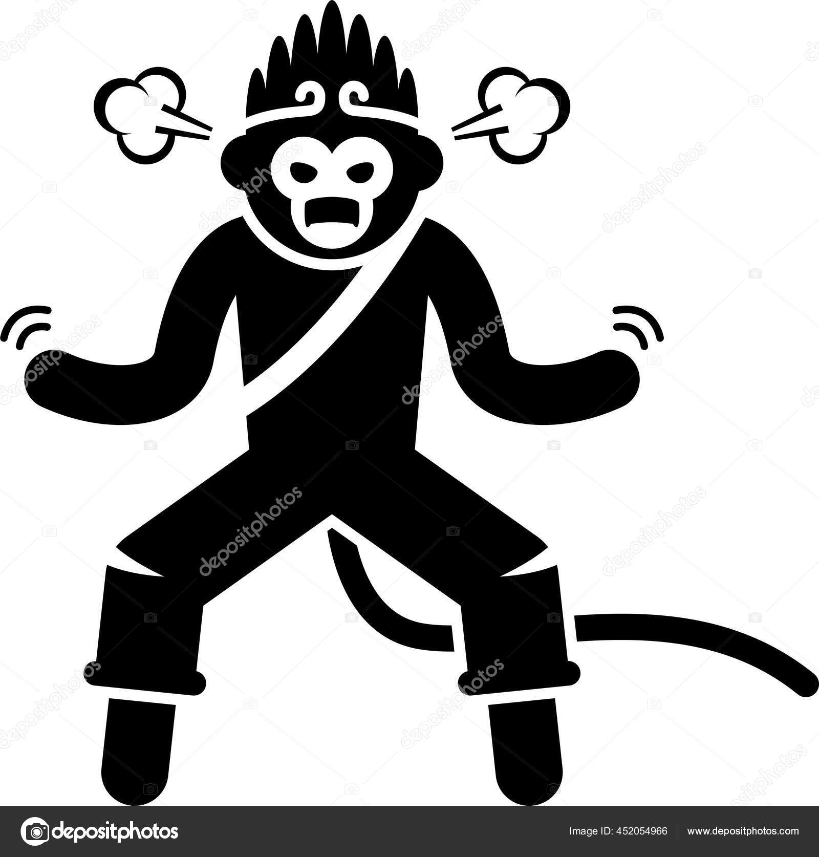 Monkey King Sun Wukong Characters Icon Set Vector Illustrations Legendary Vector Image By C Leremy Vector Stock Monkey King Sun Wukong Characters Icon Set Vector Illustrations Legendary Vector Image By C Leremy Vector Stock