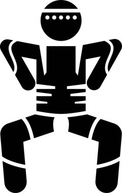 Yerel kabile kavramının minimalist vektör illüstrasyonu