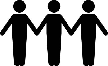 NPO hakları kavramının minimalist vektör illüstrasyonu 