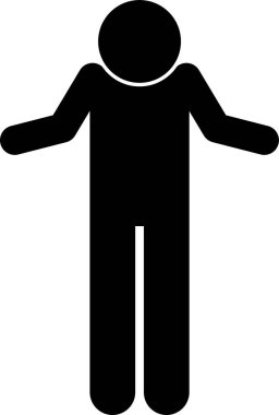 Çeşitli Temel İnsan Dili Vücut Dili Pozisyonları Yapıştırıcı Yapıştırıcı Resim Simgeleri Ayarlandı