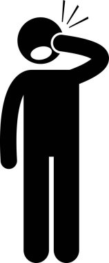 İnsan Eylemi Pozisyonları Yapıştırıcı Resim Simgeleri