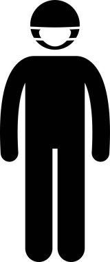 MERS CoV belirtilerini önleme kavramının minimalist vektör illüstrasyonu