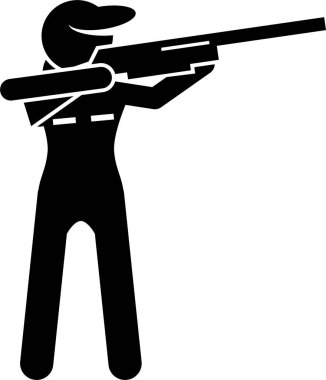 Kadın işi veya meslek kavramının minimalist vektör illüstrasyonu 