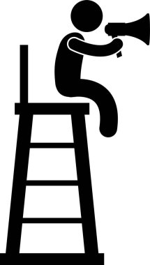 Yüzme havuzu kavramının minimalist vektör illüstrasyonu  