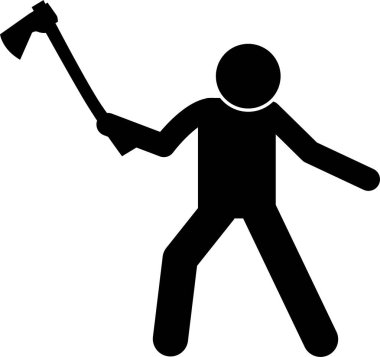 Ortaçağ savaş silahlarını saldırmak ve savaşmak için kullanan bir adam. Geleneksel silahlar, baltalar, asalar, pençeler, sihirli değnekler, savaş baltaları ve sihirbaz asalarıdır. Ayrıca kurbanın silahlarla öldürüldüğünü gösteriyor..