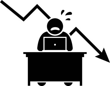 Eylem Pozisyonunda İşadamı, vektör illüstrasyonu 