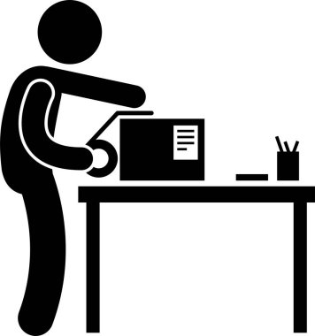 Ürün çevrimiçi konseptinin asgari vektör illüstrasyonu 