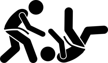 Engelli sporu konseptinin minimalist vektör illüstrasyonu 