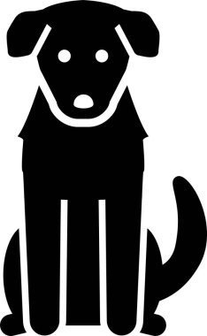 Köpek okulu konseptinin minimalist vektör illüstrasyonu 