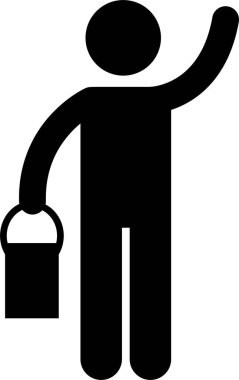 İnşaat konseptinin minimalist vektör illüstrasyonu 