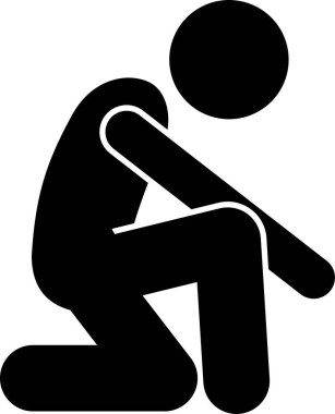 Çeşitli Ayakta Duruş Pozisyonları İnsan Adam Şekil Yapıştırıcı Resim Simgeleri Yapıştırıyor 