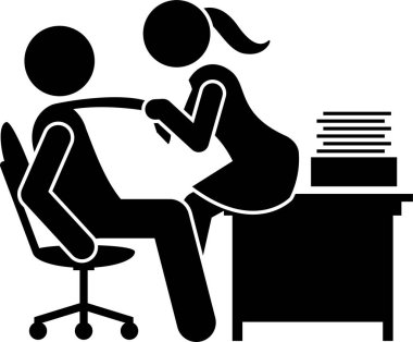 Ofis aşkı ve iş arkadaşları arasındaki flört ilişkisi. Şirket çalışanının diğer meslektaşlarını baştan çıkarması ve işyerinde cinsel taciz..