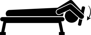 Omuz ve boyun geliştirme egzersizleri ve kas geliştirme çubuğu figürleri. Omuz ve boyun için ağırlık antrenmanı.