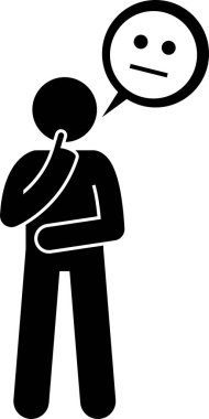 Pozitif kişilik simgesinin vektör çizimi 