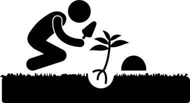 Yeşil Çevre Enerjisi Tasarruf Çubuğu Şekil Resim Simgesini Erkek Halkı Geri Dönüşümlü Kullanıyor