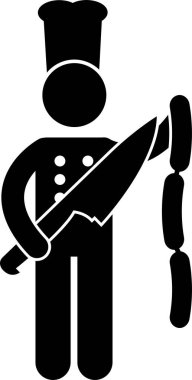 Meslek kavramının minimalist vektör illüstrasyonu